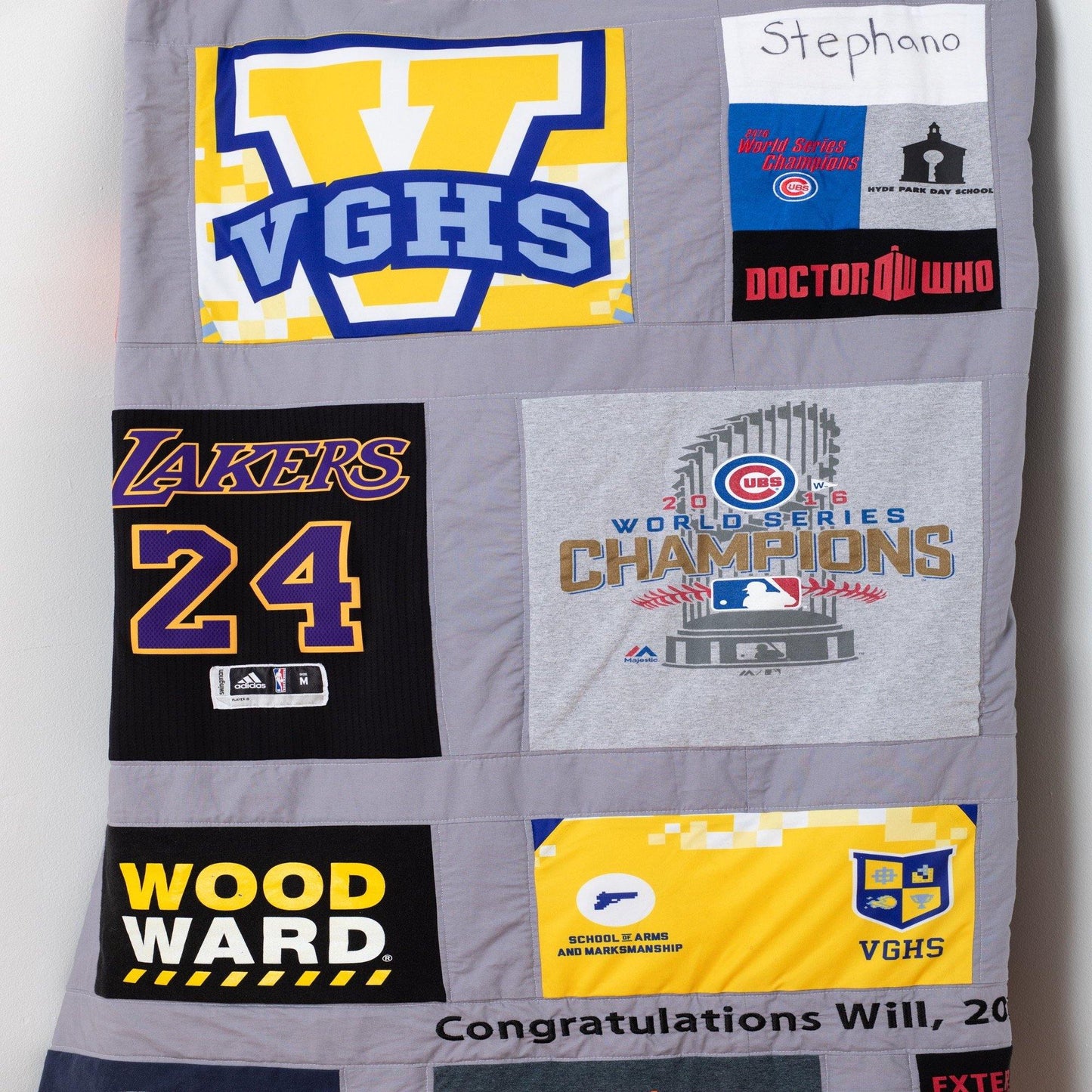 T Shirt Quilt Made from Your Clothing. Custom Memorial Blanket or Tshirt Quilt for Personalized Gift. - The Best Seamstress