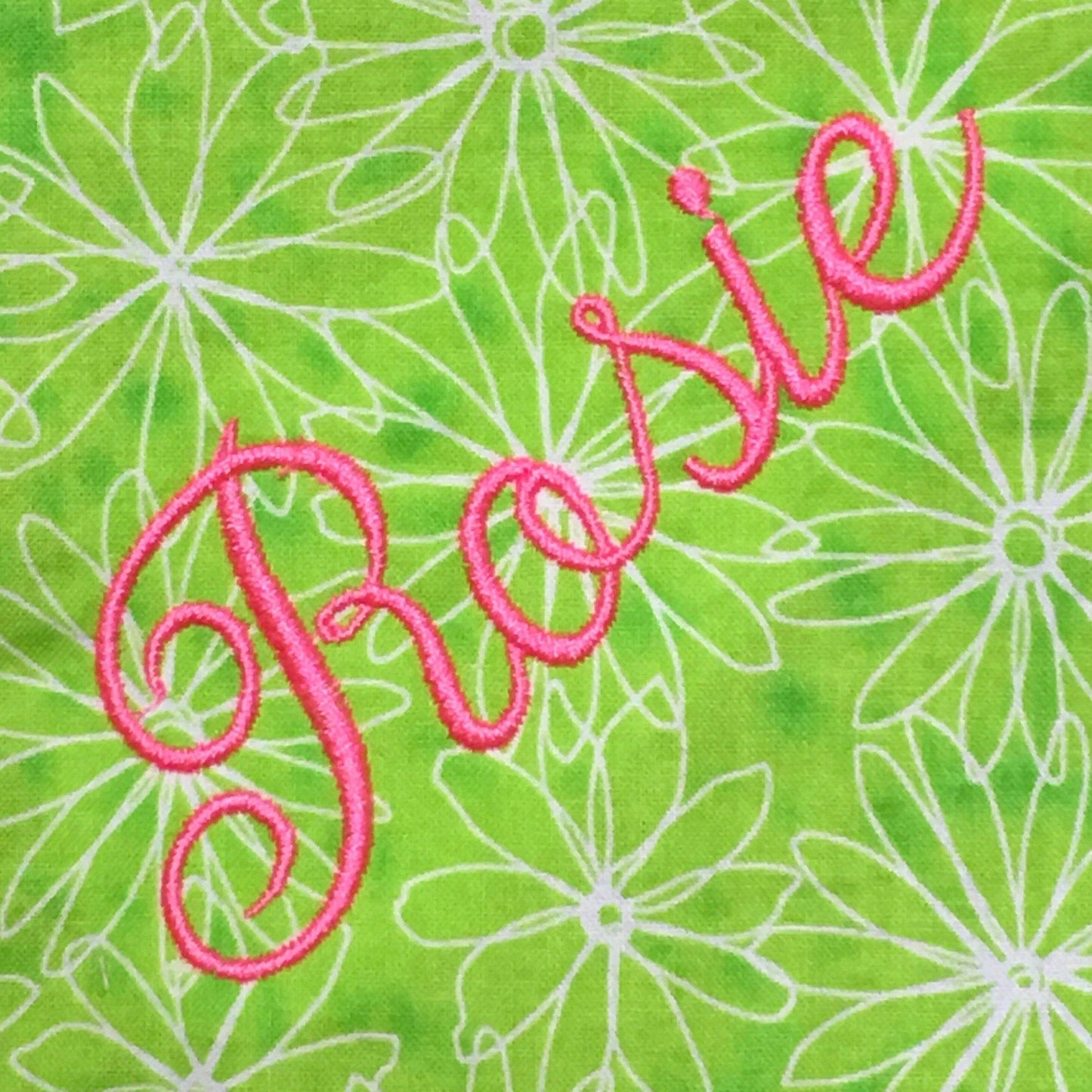 Additional Custom Embroidery Or Monogram to Personalize Quilt - The Best Seamstress