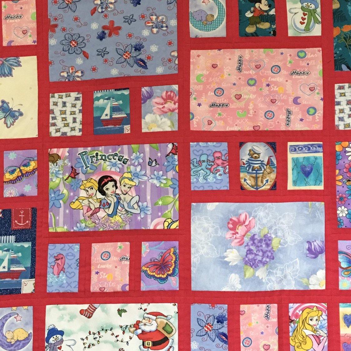 Custom Memory Quilt Using Their Clothing a Sympathy Gift for Mother - The Best Seamstress