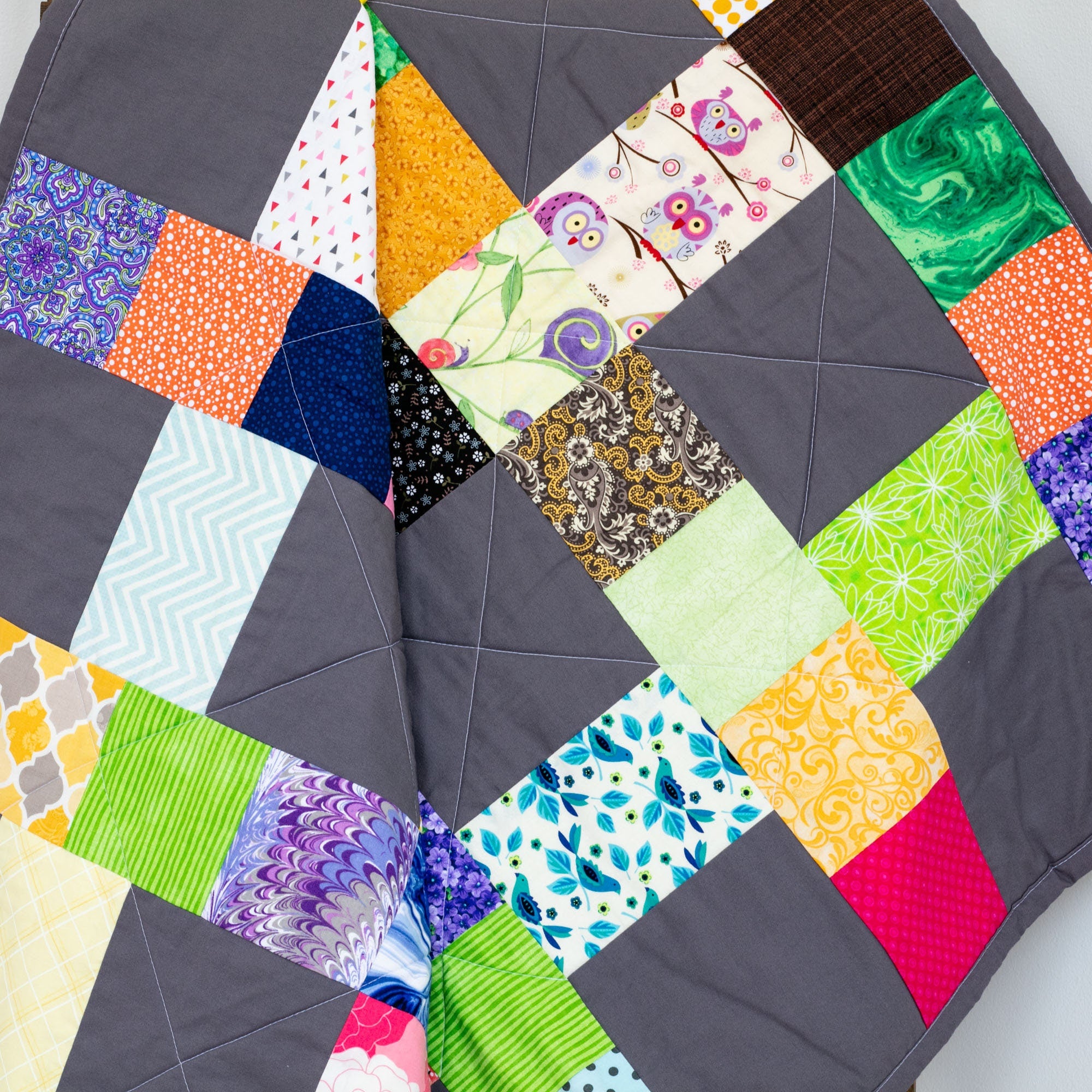 Modern hotsell Baby Quilt, Unisex Baby Blanket, Baby Quilt Handmade